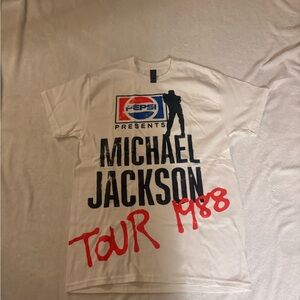 Pepsi Michael Jackson World Tour 1988 Tshirt Size Medium